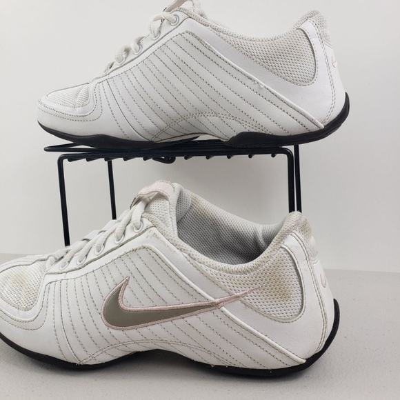 Nike White and Silver Sneakers - Picture 5 of 9